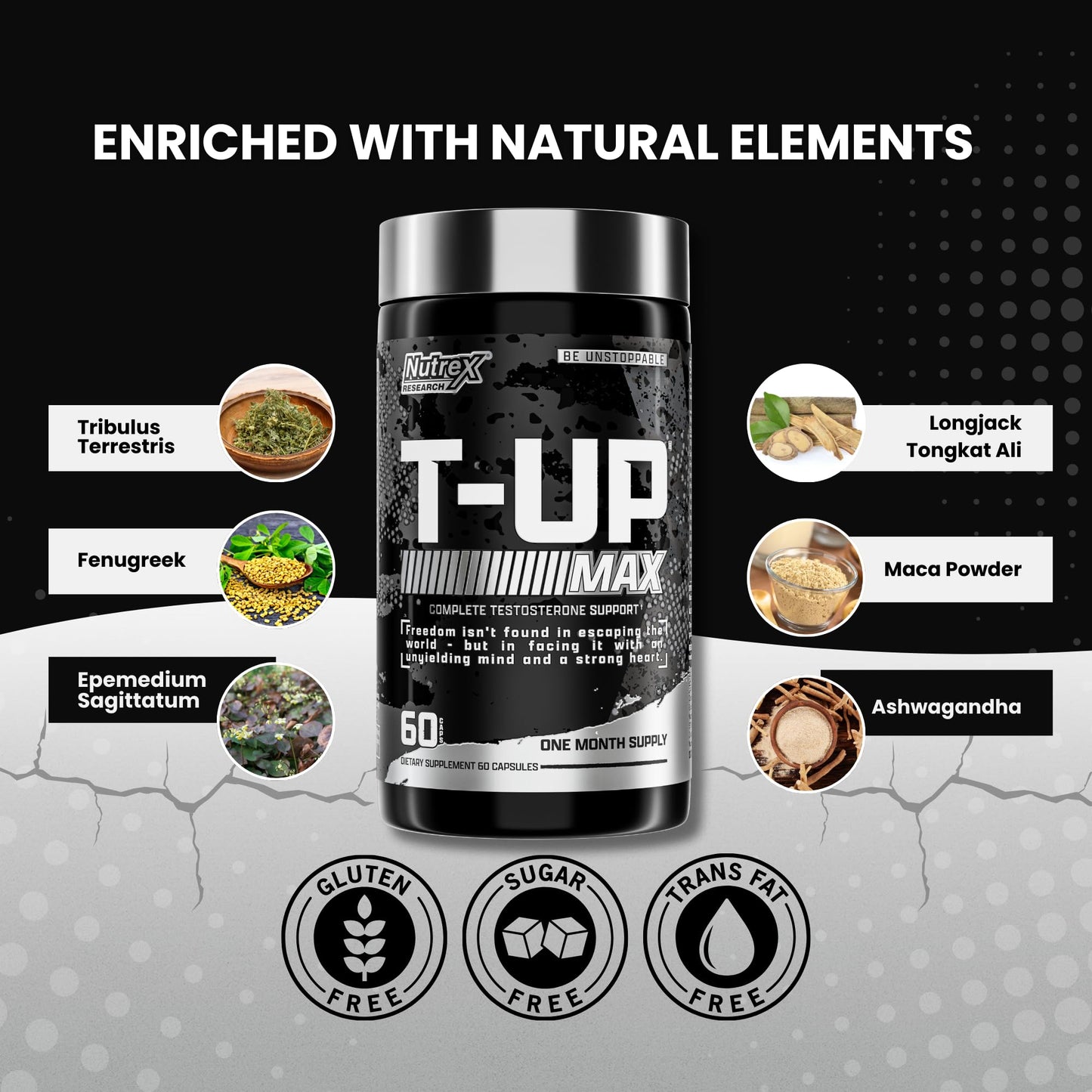 Nutrex Research T-UP - Advanced Performance & Recovery Support - 60 Capsules
