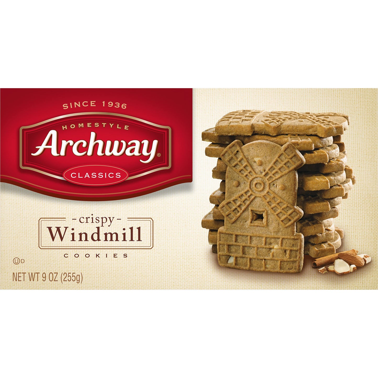 Archway Cookies Crispy Windmill 9 Ounce Count of 9 Pack of 1