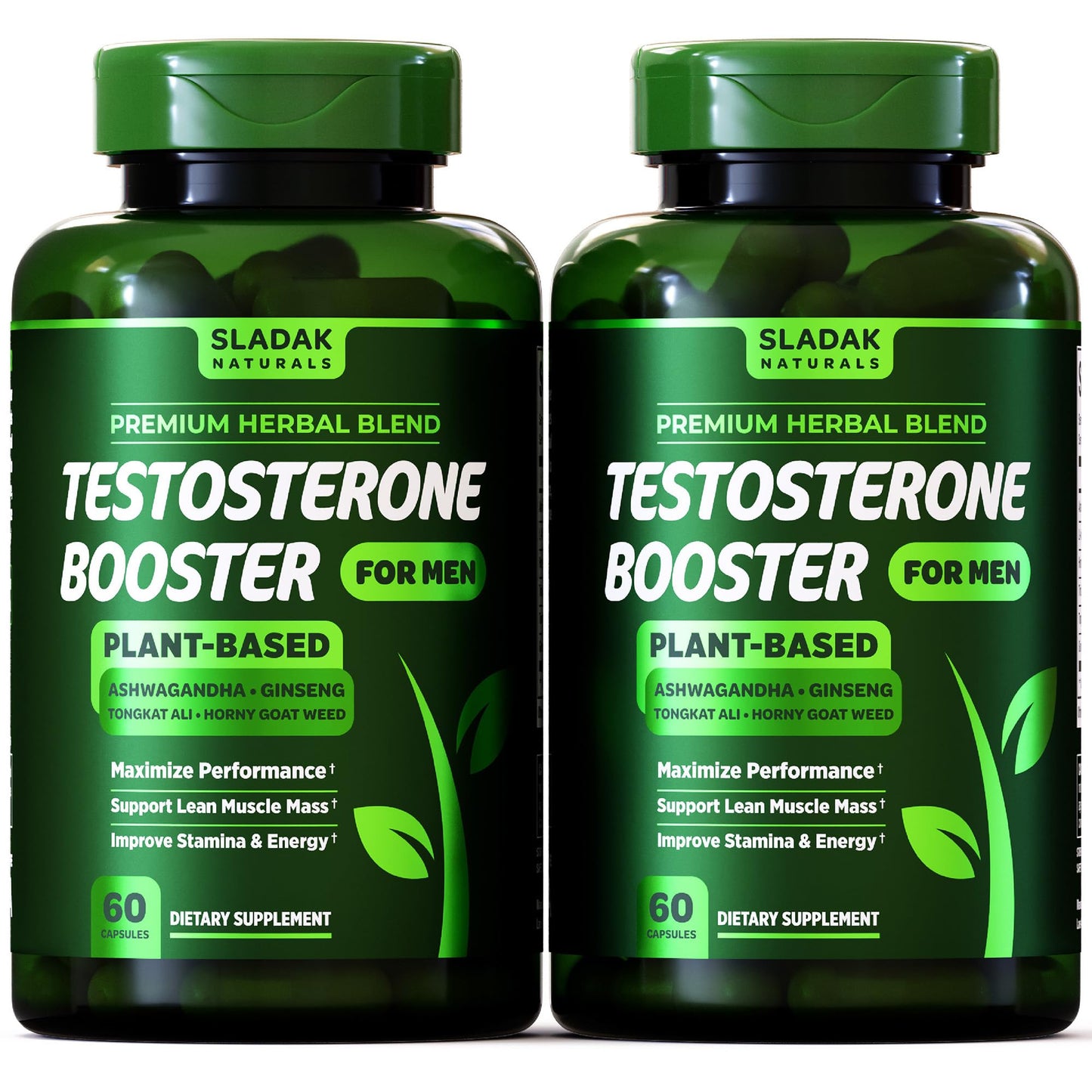 Testosterone Booster Supplement for Men - Male Enhancing Test Boost - Ashwagandha, L-Arginine, Tongkat Ali, Tribulus + More - Workout, Build Muscle, Strength, Energy & Performance - 2 Month Supply