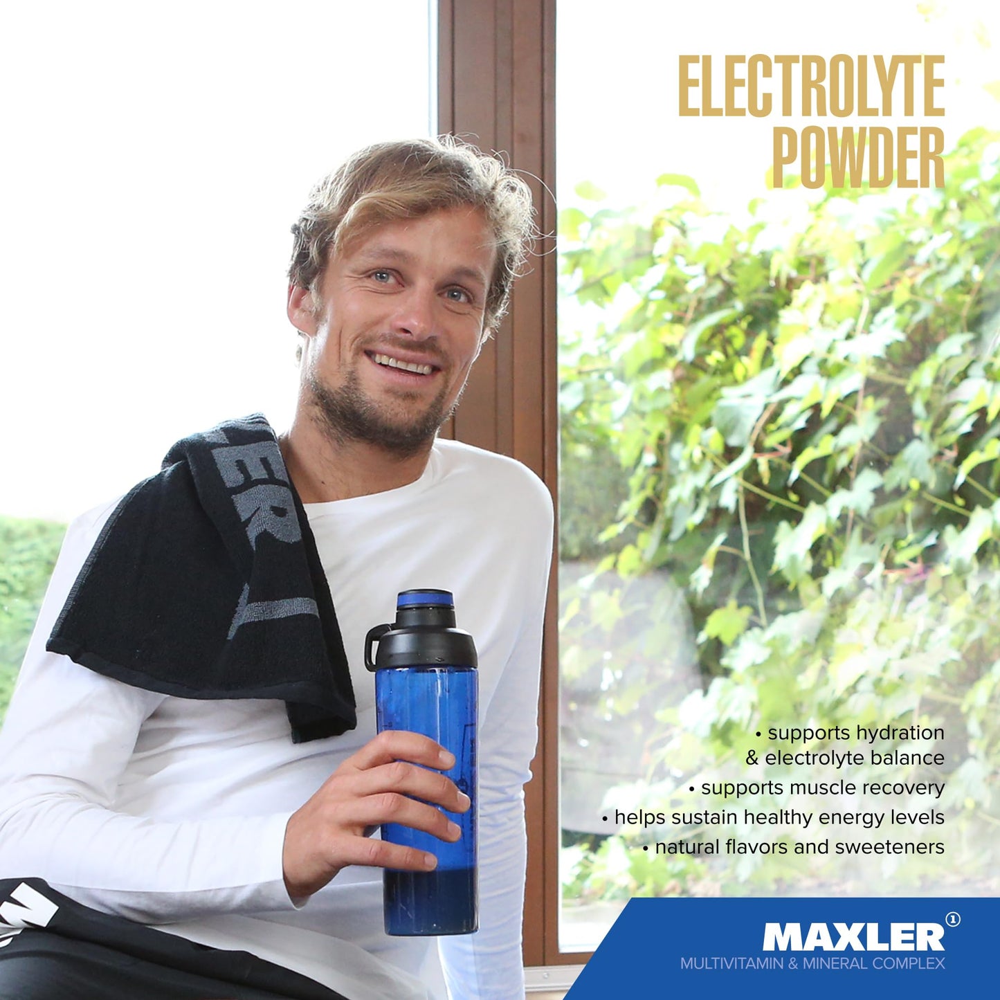 Maxler Electrolyte Powder - Hydration Powder Electrolyte Drink Mix with Trace Mineral Complex - Keto Electrolytes Powder with Natural Flavors and Sweeteners 30 Servings - Natural