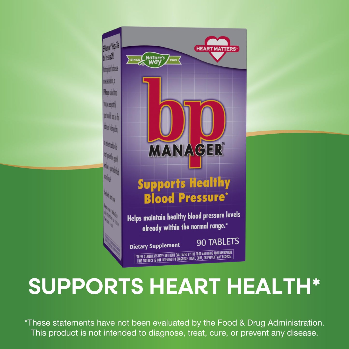 Nature's Way BP Manager™ Supports Healthy Blood Pressure, 90 Count