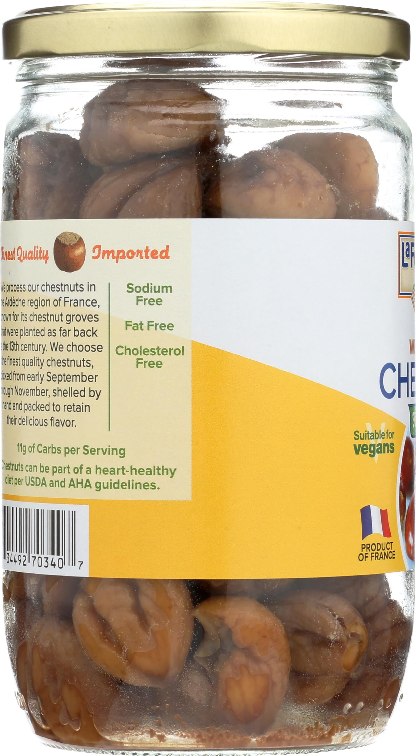 LA FORESTIERE Whole Roasted Chestnuts 148 OZ