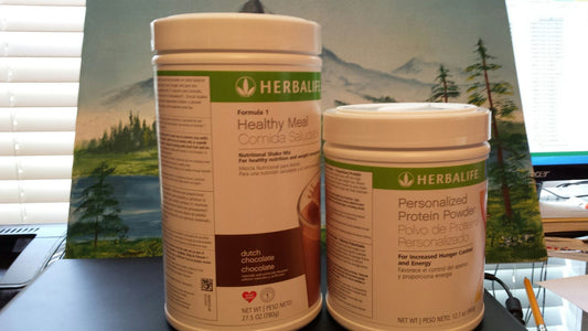 Herbalife Formula1 Nutritional Shake(Choose Your Flavor) + Personalized Protein Powder (Dutch Chocolate)