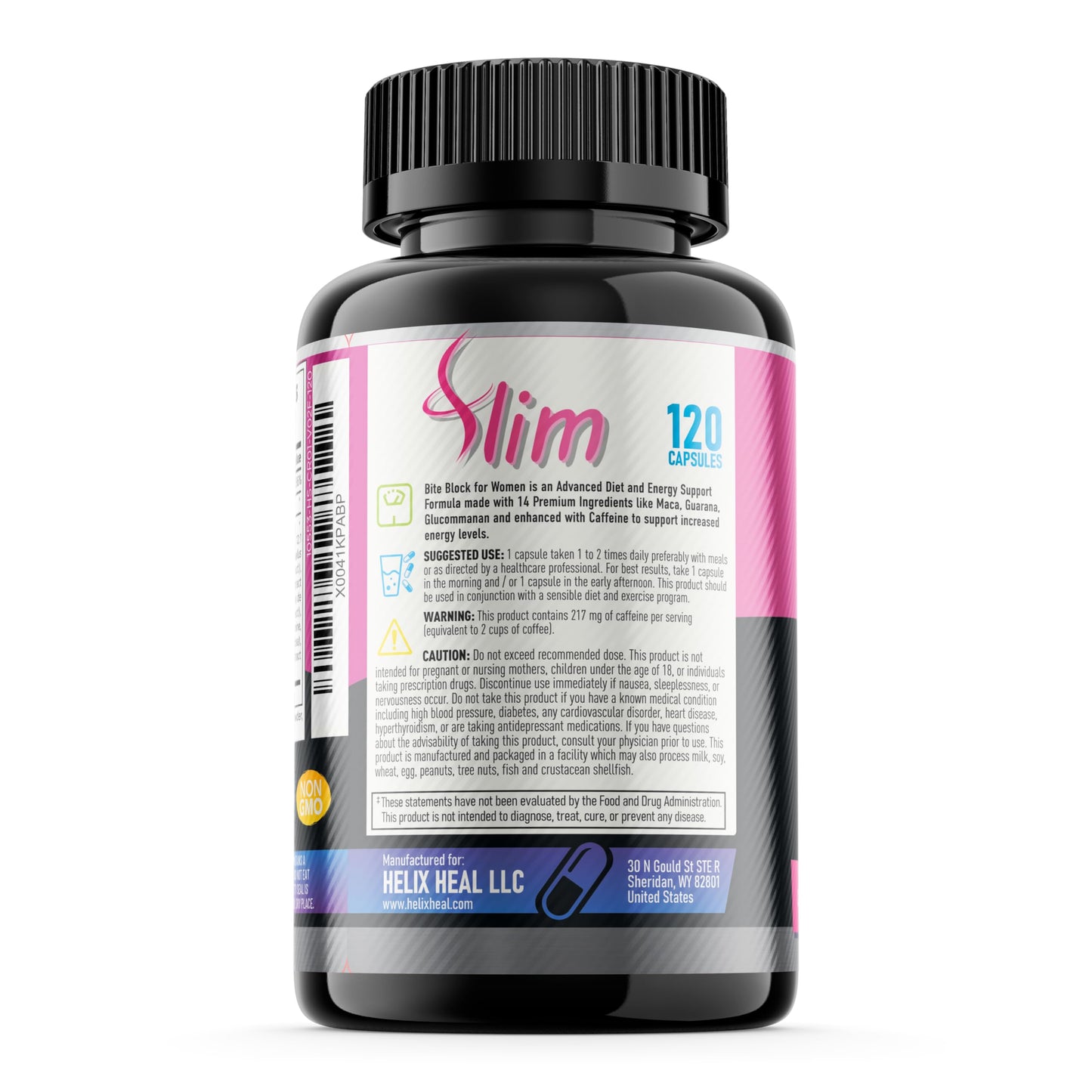Helix Heal GLP-1 Supplement Weight Loss Diet Pills That Work Fast for Women - Appetite Suppressant for Weight Loss Women w/Chromium Picolinate & Glucomannan | 120 Capsules - 2-Month Supply