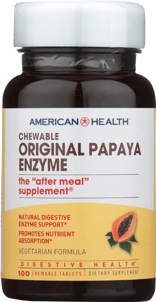 AMERICAN HEALTH Papaya Enzyme Original, 1.45 Pounds