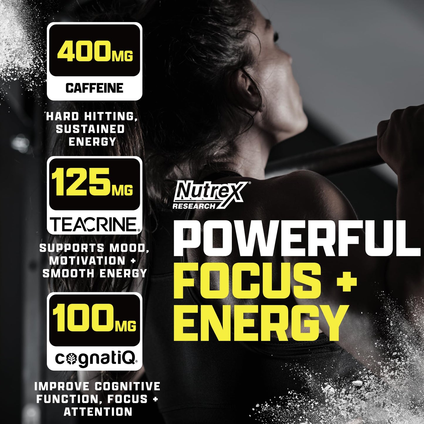 OUTLIFT Amped Max Dosed HIGH STIM Pre Workout Powder, 6G Citrulline, 3.2G Beta Alanine, Alpha GPC, CognatiQ, Extreme Energy, Massive Pumps, Electrolytes, Nootropics Blueberry Lemonade - 22 Serv