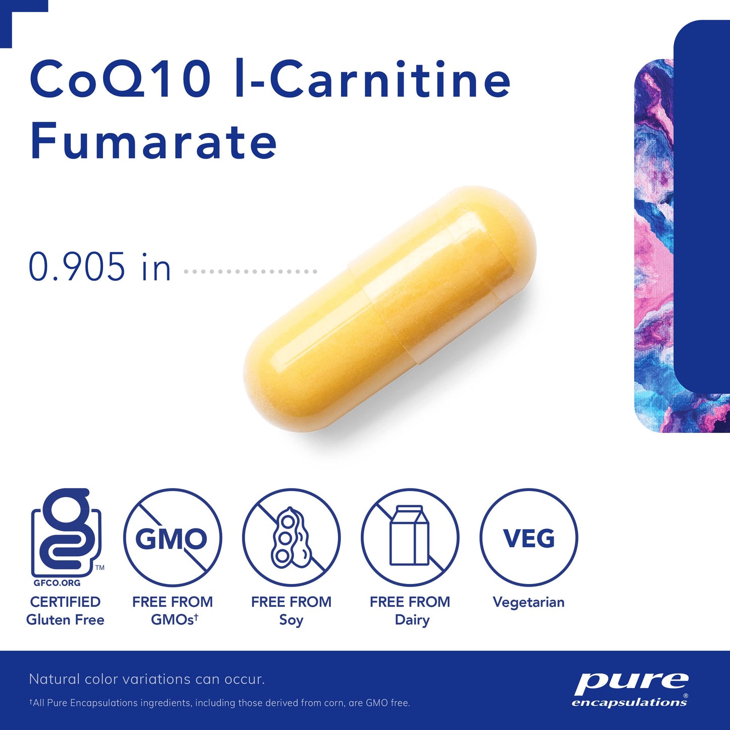 Pure Encapsulations CoQ10 l-Carnitine Fumarate | Ultra-Charged Cardiovascular Support | 120 Capsules