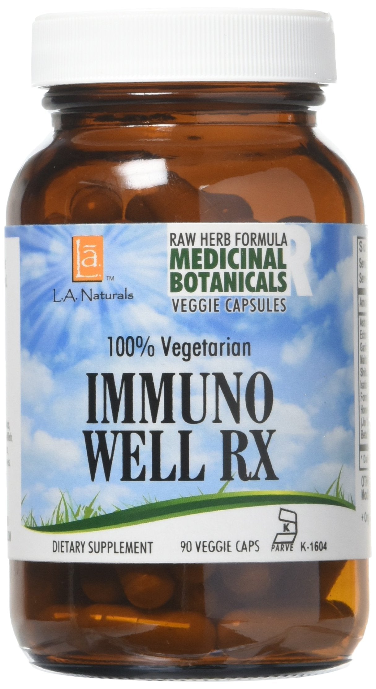 L A NATURALS Immuno Well Rx Raw Formula 90 Vgc, 0.02 Pound