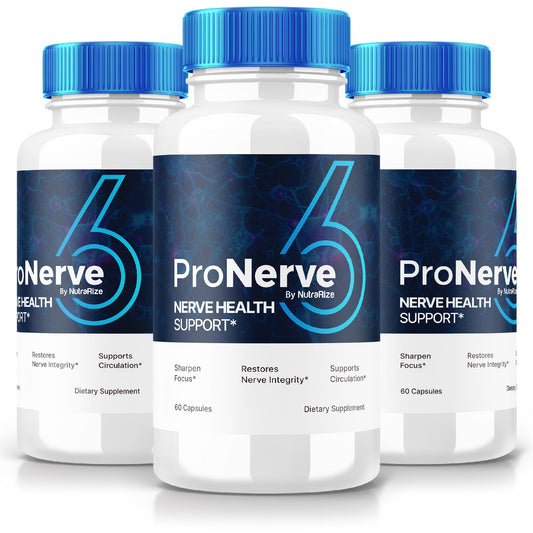 NutraRize (3 Pack) ProNerve6 Neuropathy, ProNerve 6 Nerve Support Supplement, Pro Nerve 6 Capsules, ProNerve6 Pastillas Reviews (180 Capsules)
