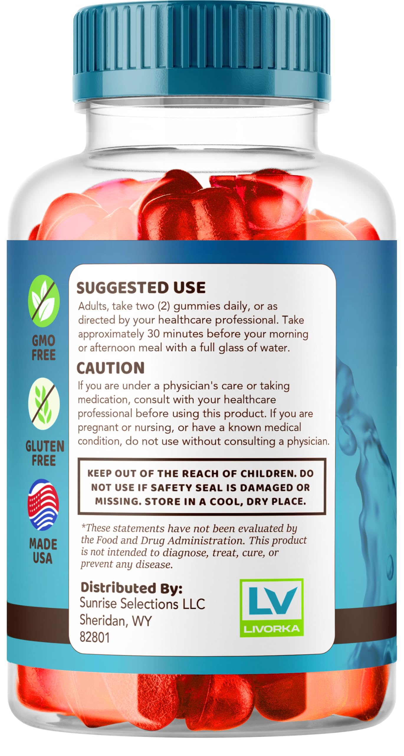 Keto Rain Gummies - Keto Rain Advanced ACV Gummys, Keto Rain ACV Gummy 1050MG - All Natural Keto Rain Apple Cider Vinegar, KetoRain ACV Gummys, 60 Gummies for 1 Month