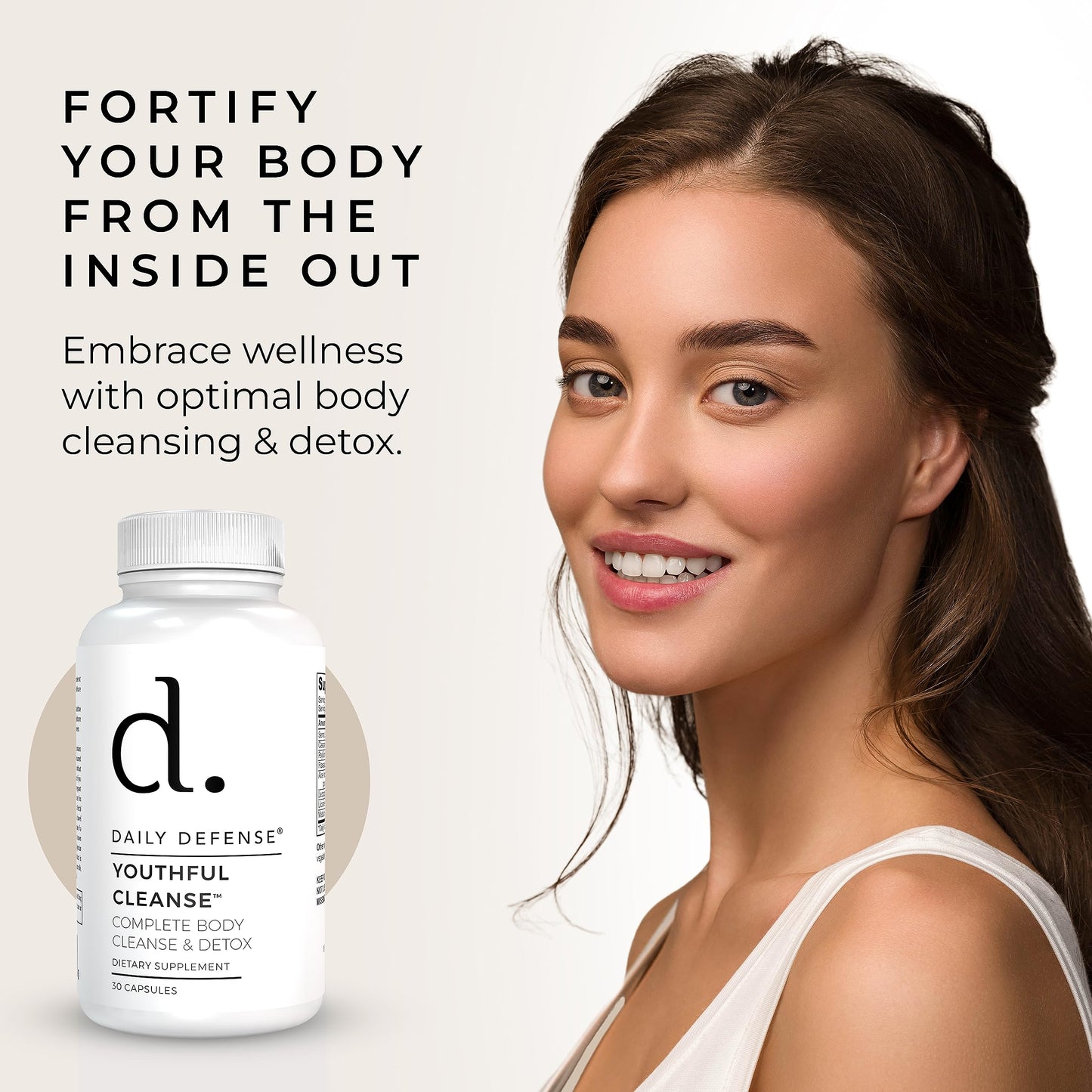 Daily Defense14 Day Cleanse Pills Advanced Gut Cleanse and Detox for Men and Women Fast Natural Laxative for Constipation Relief with Casacra Sagrada, Psyllium Husk, Senna Leaf and Probiotics