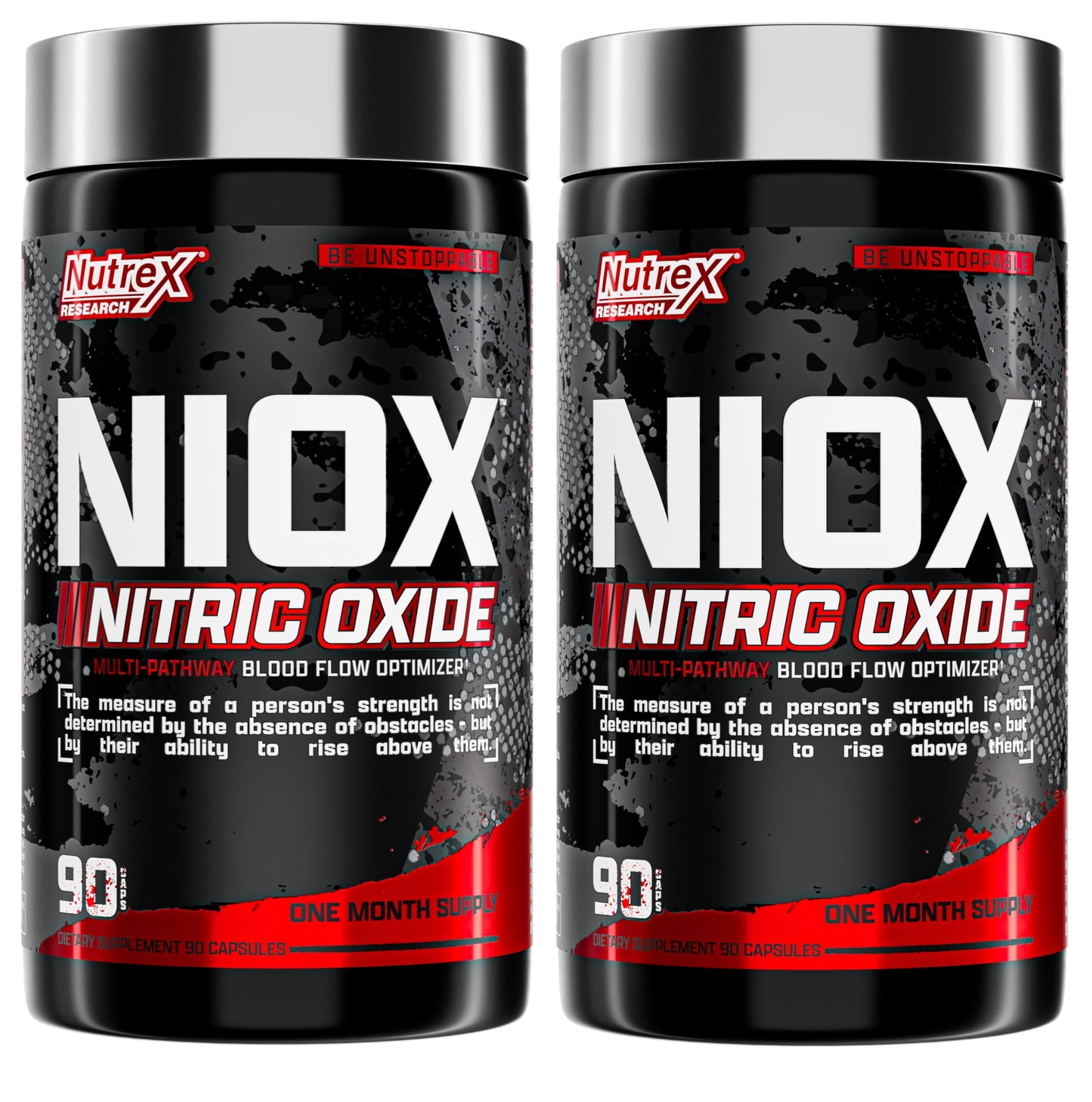 Nutrex Research NIOX Extreme Pumps - 180 -Count Pre-Workout Pump Supplement with Arginine Nitrate, Vitamin C, AstraGin for Muscle Pump, Vascularity, Endurance, NO3-T
