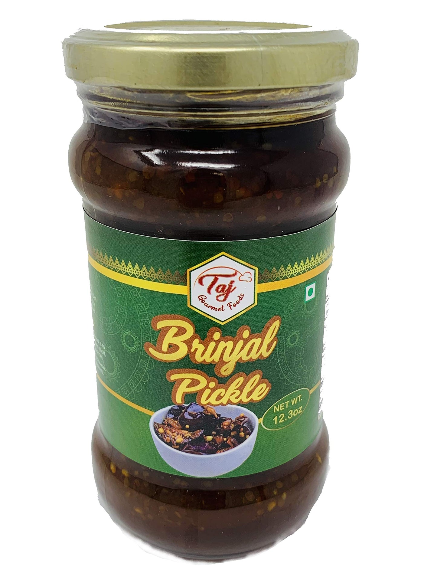 TAJ Gourmet Brinjal Pickle Eggplant Pickle 300g 105oz