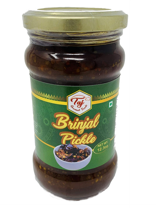 TAJ Gourmet Brinjal Pickle Eggplant Pickle 300g 105oz
