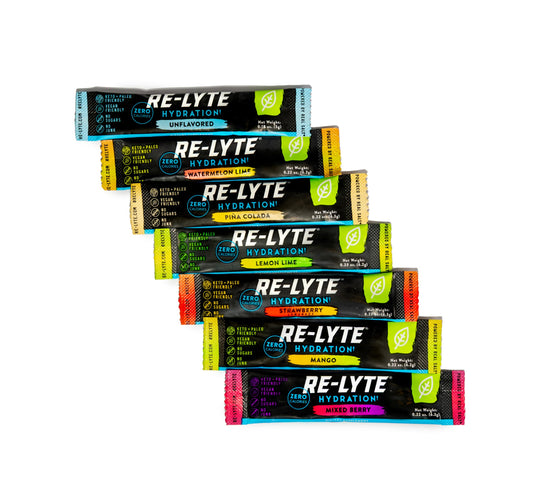 REDMOND Re-Lyte Hydration Electrolyte Drink Mix Variety (7 Stick Packs)