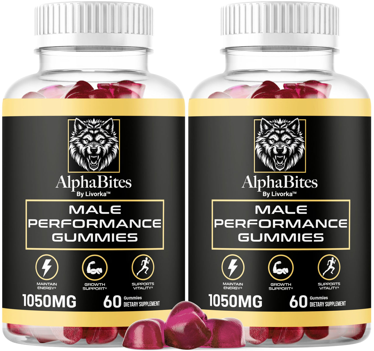 (2 Pack) Alpha Bites - Alpha Bites Gummies, Alpha Bites For Men, AlphaBites, AlphaBites Gummies, Alpha Bites Gummies For Men, AlphaBites For Men Gummy, AlphaBites Reviews , 120 Gummies For 2 Months