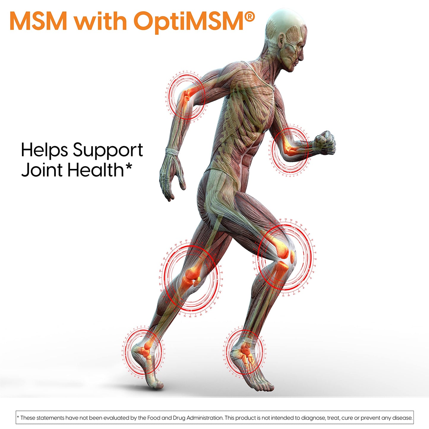 Doctors Best MSM, Supports Hair, Skin, Nails, & Joints, Non-GMO, Gluten Free, Vegan 120 Tablets