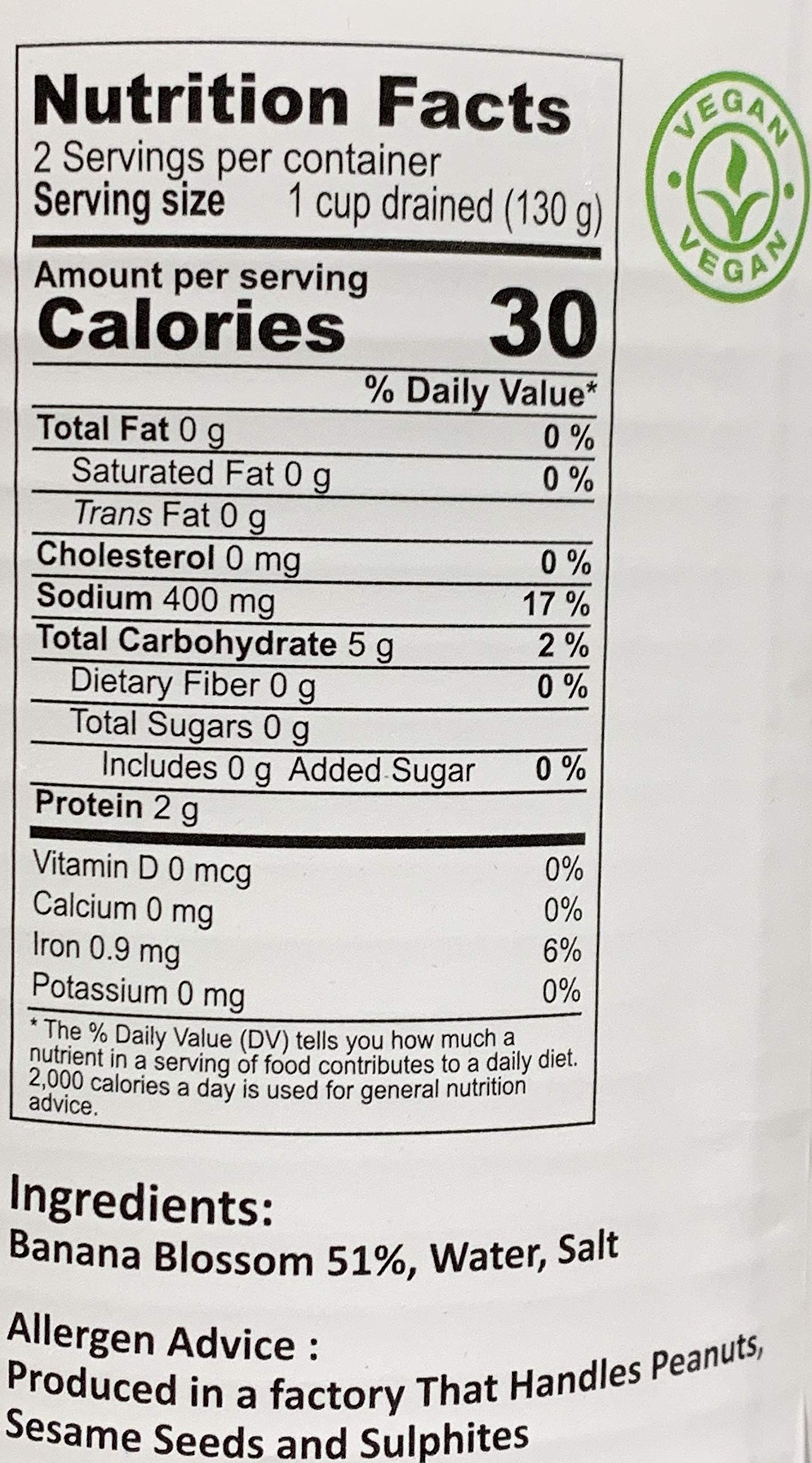 KC Commerce Natures Charm Banana Blossom In Brine 18oz By KC Commerce Pack of 3