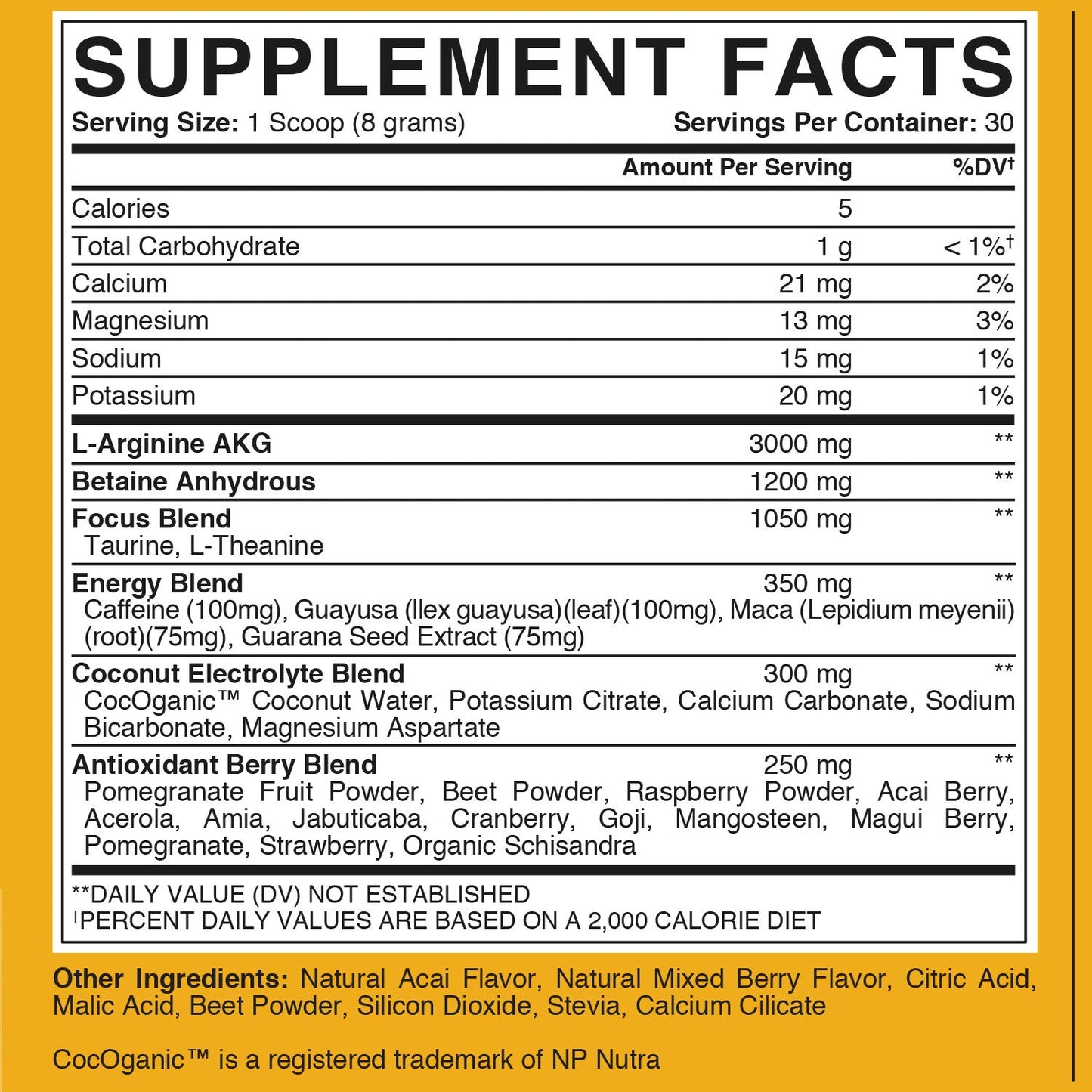 Gold BJJ PreRoll - Jiu Jitsu Pre Workout Supplement for Energy, Focus, and Endurance - Martial Arts Specific Pre-Workout Powder Formula with Natural Flavors (Acai Berry, 30 Servings)