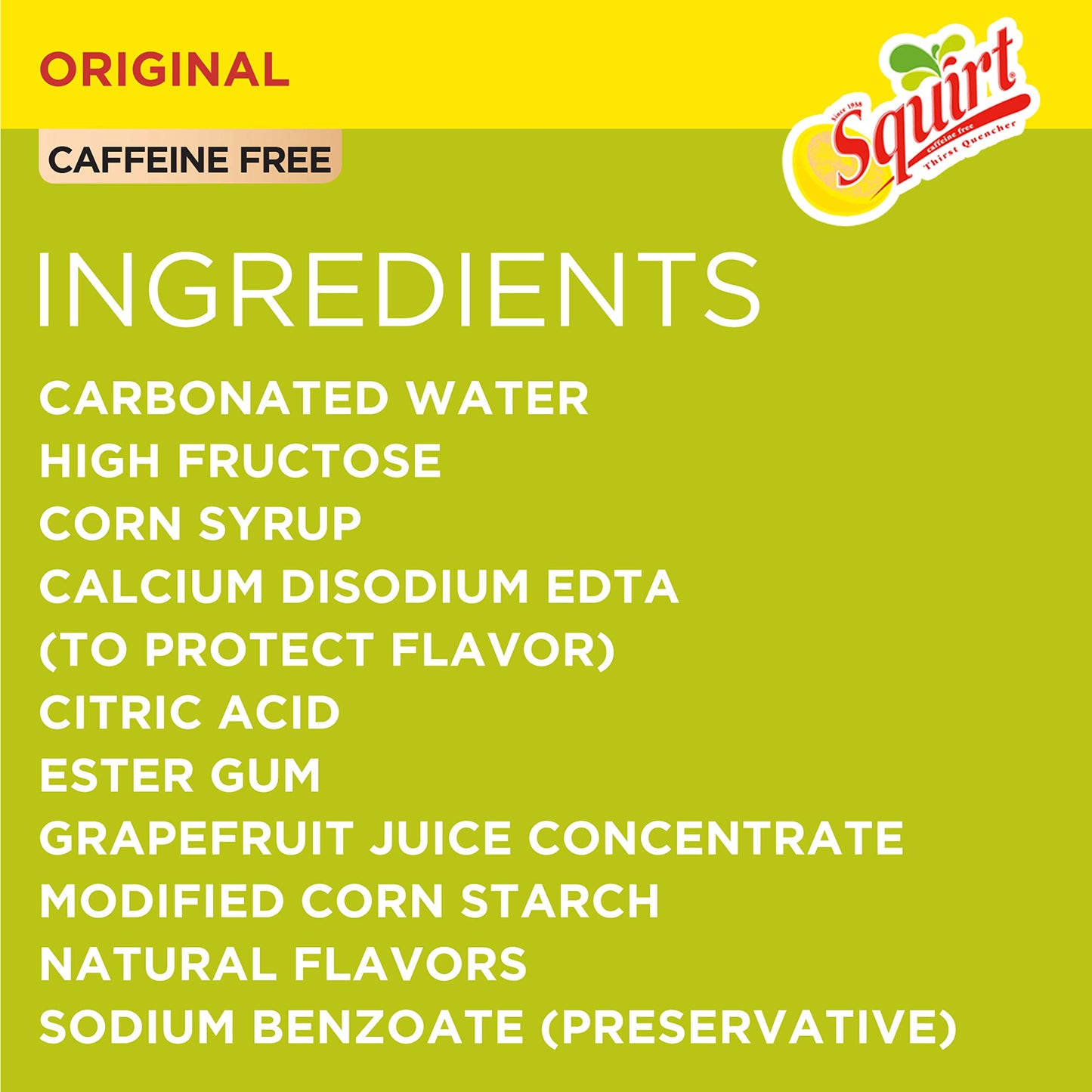 Squirt Citrus Soda 12 fl oz cans Pack of 12