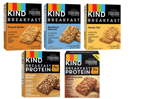 Kind Breakfast Bars Variety Packs 5
