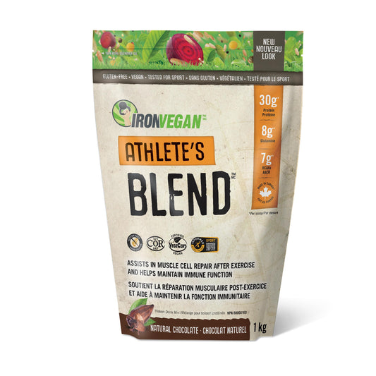 IRONVEGAN Sprouted Protein Athletes Blend Choc, 1000 GR