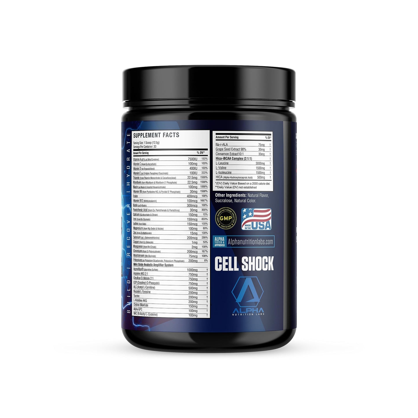 Alpha Nutrition Labs Cell Shock Intra/Post Workout (Grape)