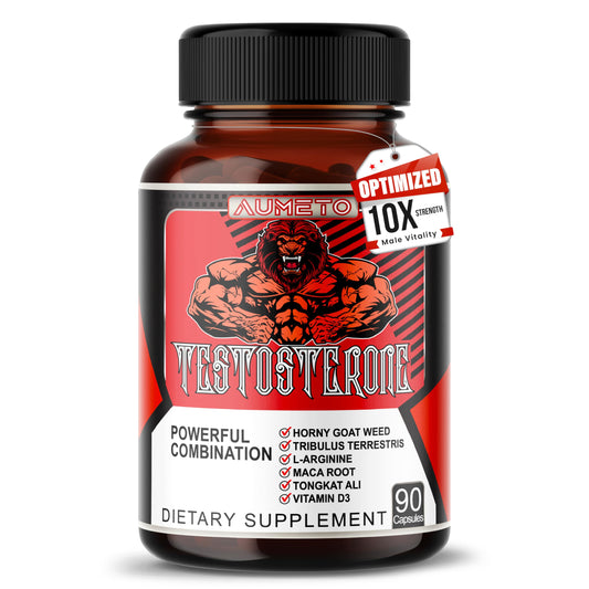 8IN1 Ultra Test Support with Tribulus Terrestris, Tongkat Ali, Maca Root, Beet Root, L-Arginine, Vitamin D3 - Strength, Stamina & Muscle Growth Support (90 Count (Pack of 1))