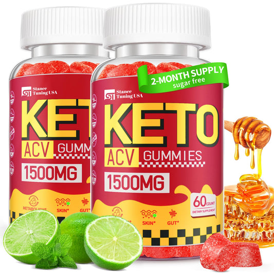 Stance Tuning USA Keto ACV Gummies, Sugar Free ACV Gummies for Women Men - Vegan, Gluten-Free, Non-GMO
