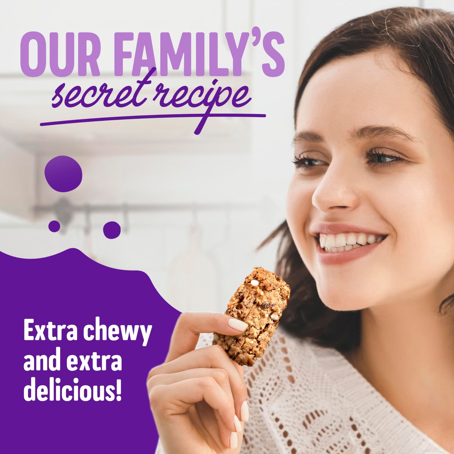 Cooper Street Granola Bakes  Health Chewy Breakfast Granola Bars with Chia Flax Buckwheat and Oats in Delicious Chocolate Cherry Flavor  Individually Wrapped Healthy Breakfast Bars  12 oz  1 Pack