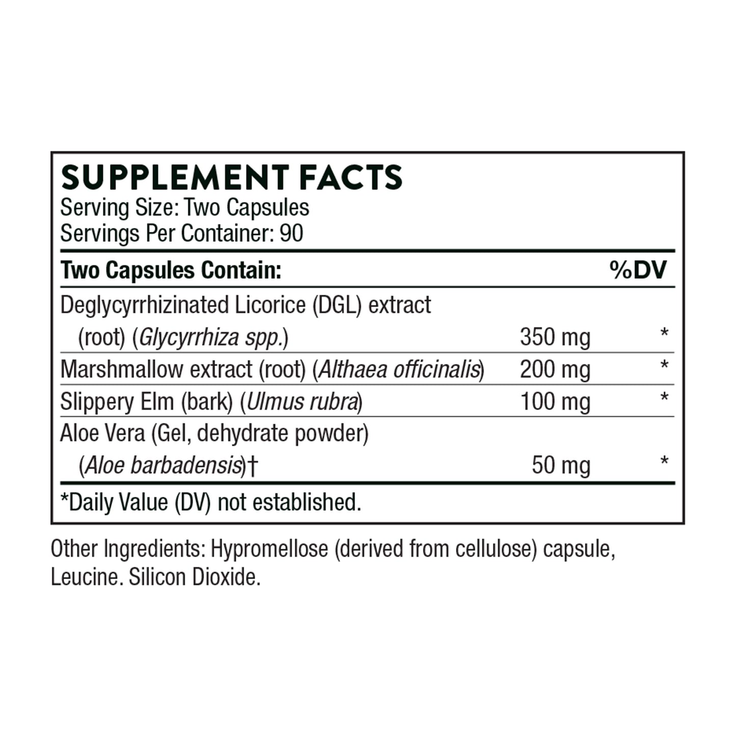 THORNE GI Relief - Digestion Supplement Supports Gut Health & Bloating Relief* - Made with Marshmallow Root Extract & Digestive Enzymes - 180 Capsules - 90 Servings