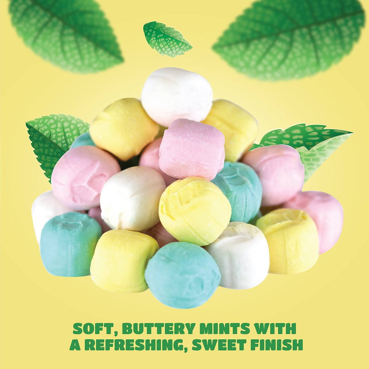 Buttermints Candy in Pastel Colors Bulk Pack 24 Ounces
