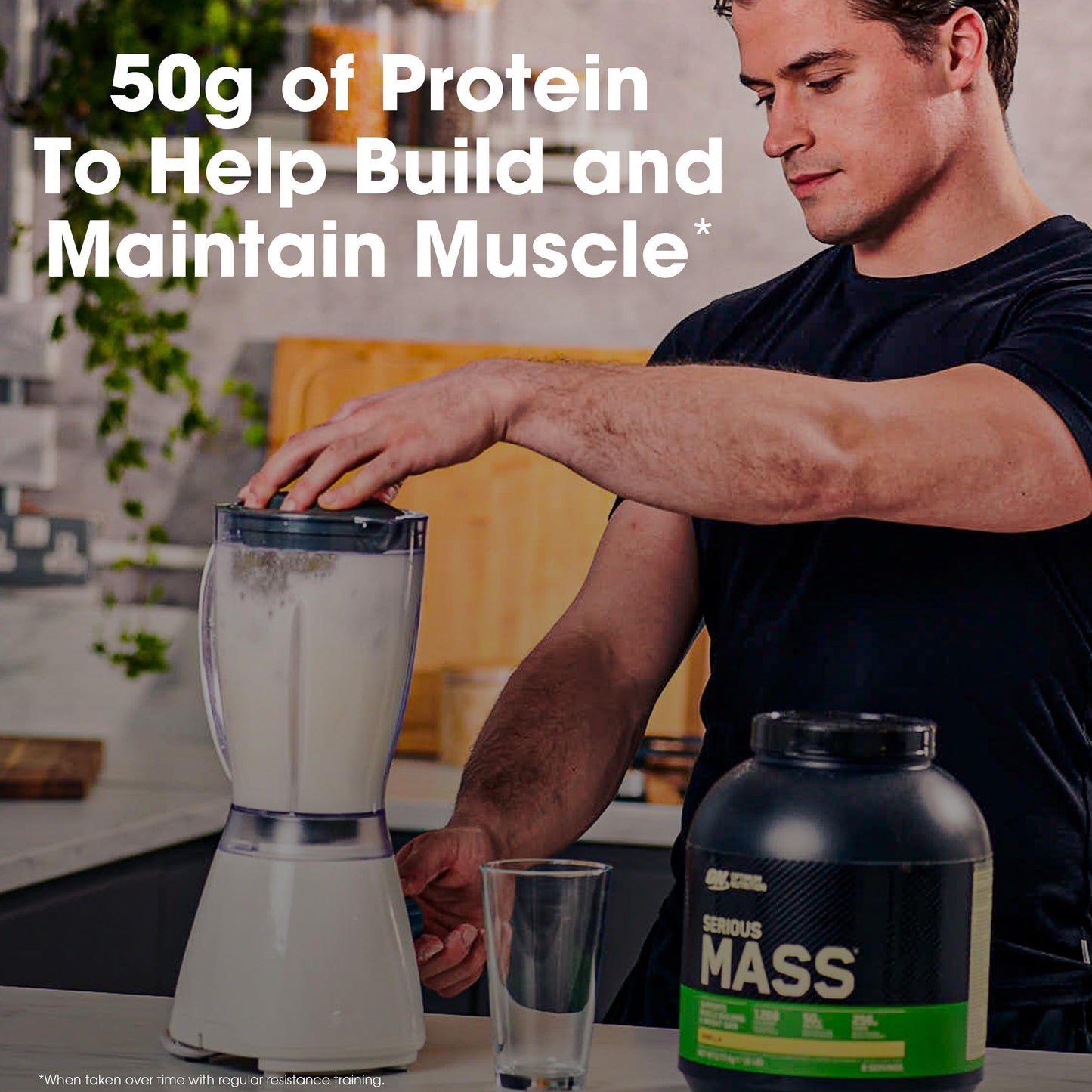 Optimum Nutrition Serious Mass, Weight Gainer Protein Powder, Mass Gainer, Vitamin C and Zinc for Immune Support, Creatine, Vanilla, 6 Pound (Packaging May Vary)