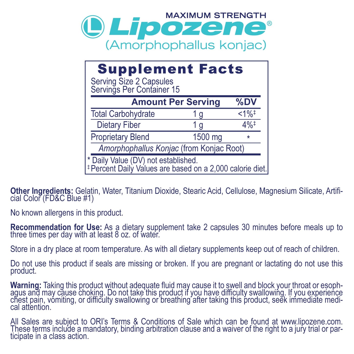 Lipozene Weight Loss Pills 2 Bottles with 30 Capsules Each Along with a 30 Count Bottle MetaboUp Plus