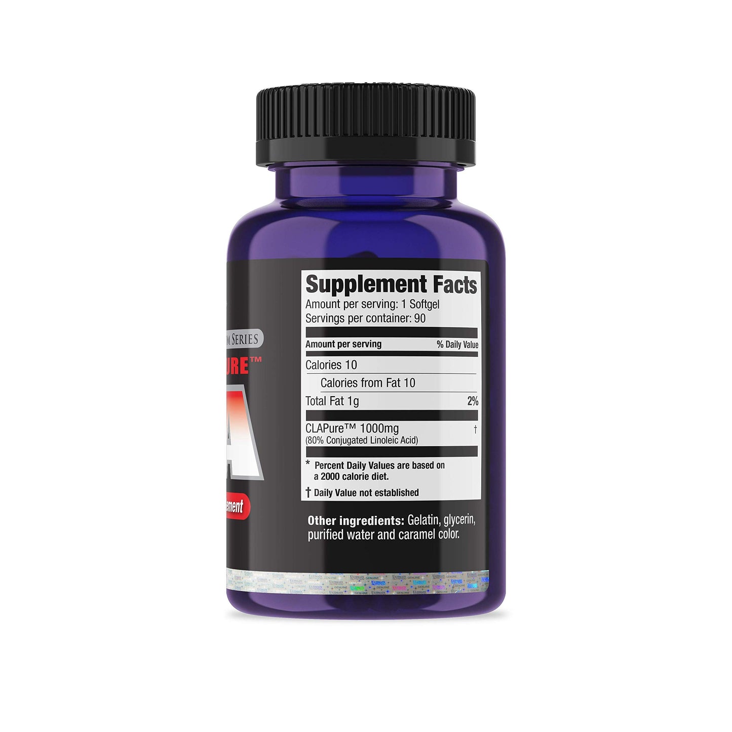 Ultimate Nutrition CLA Pure-Conjugated Linoleic Acid Supplement, Metabolism Support, Strength Formula Patented 1000mg, 90 Soft gels
