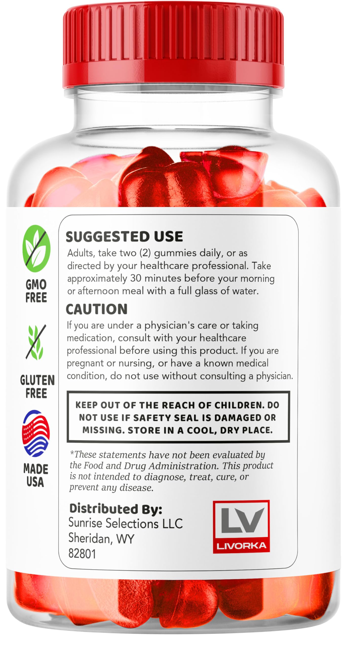 (5 Pack) ActivBoost Keto ACV Gummies 1050 MG, Advanced Formula, 300 Gummies for 5 Months