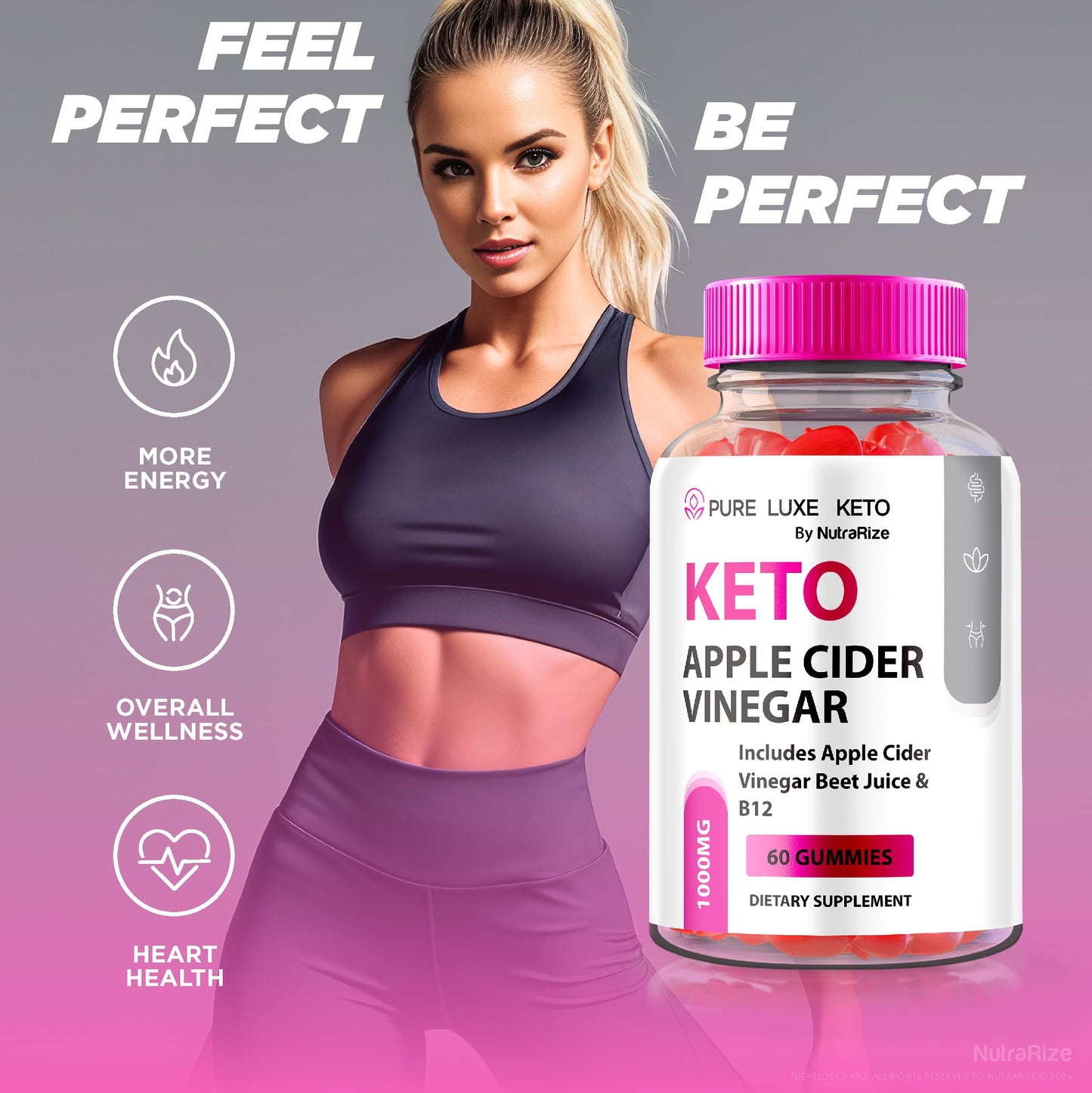 (3 Pack) Pure Keto Luxe ACV Gummies, Pure Luxe Keto ACV Advanced Formula, Pure Keto Luxe Gummies, Luxe Keto Plus ACV, All Natural Apple Cider Vinegar 1000MG, Keto + ACV Gummy, Reviews (180 Gummies)