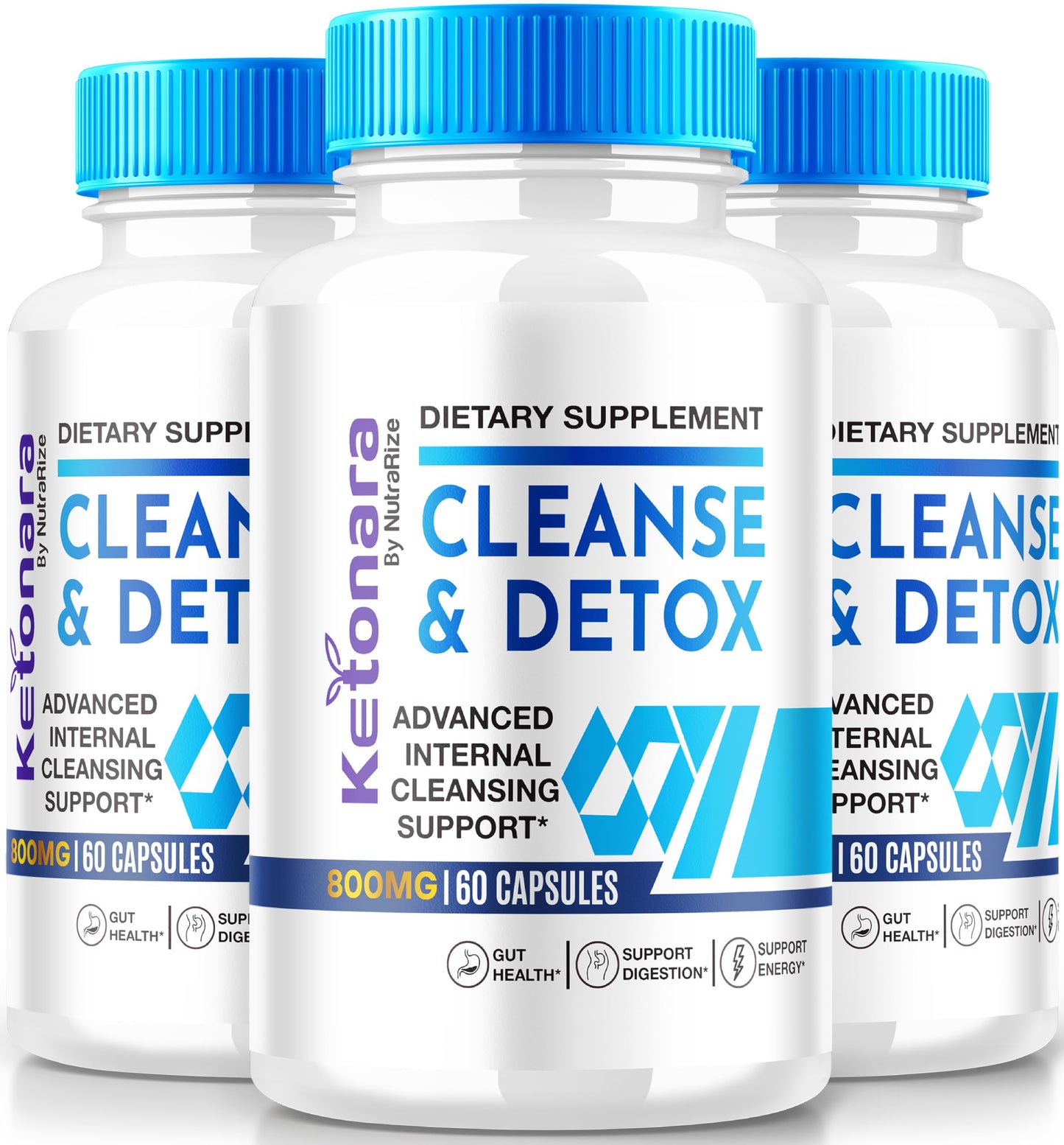 (3 Pack) Ketonara Capsules, Ketonara for Advanced Weight Loss, Internal Cleansing Support, All-Natural Pills for Targeting Belly Fat, Ketonara Cleanse + Detox, Keto Nara Pastillas (180 Capsules)