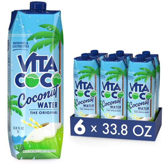 Vita Coco Coconut Water Original 338 Fl Oz Pack of 6