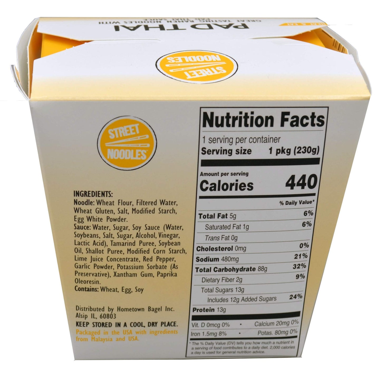 Street Noodles 6 Pack Ramen Noodle Pad Thai Sauce 811oz