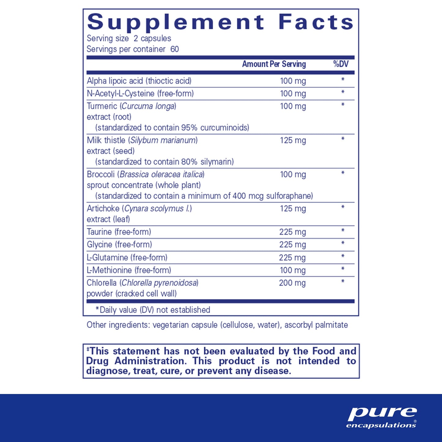 Pure Encapsulations Liver-G.I. Detox - Liver Cleanser & GI Detox* - with Alpha Lipoic Acid & Curcumin Extract - Gluten Free & Non-GMO - 120 Capsules