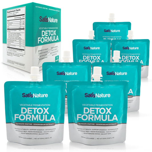 Satis Nature Detox Formula, Vegetable Fermentation Detox Formula(100ml x 7)