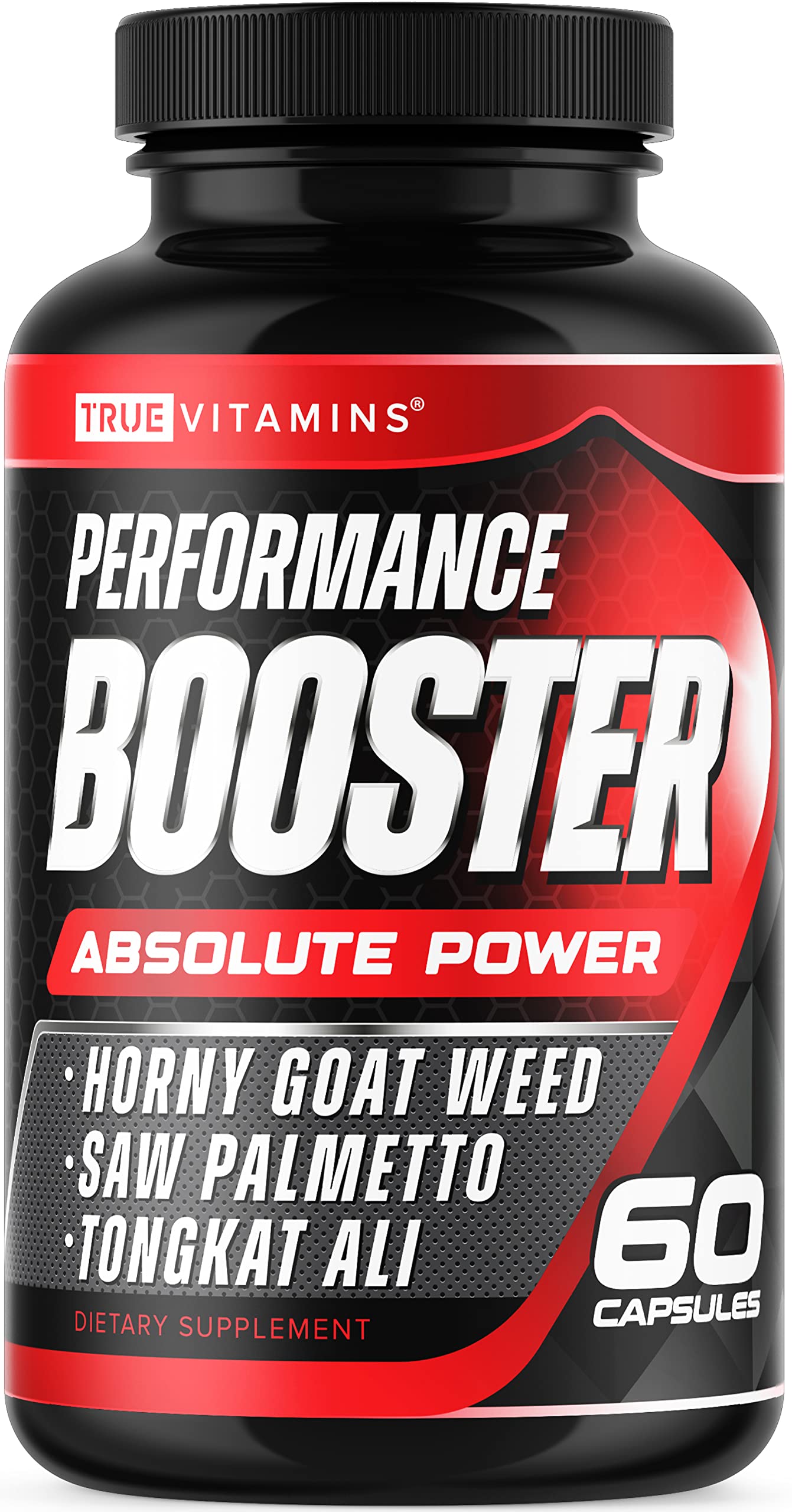 Testosterone Booster Supplement for Men - Performance Test Boost - Male Enhancing Enlargement Pills - Enhance Energy, Endurance, Stamina, Strength, Drive & Muscle Growth - 60 Capsules - 30 Servings