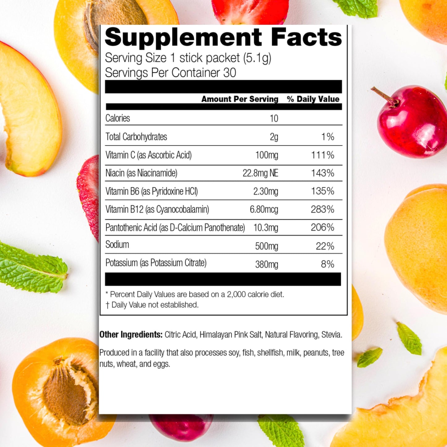 310 Hydrate Watermelon Electrolytes Powder Packets - No Sugar Hydration Packets with Key Vitamins & Minerals - Keto Friendly - Tasty Sugar Free Electrolyte Drink - 30 Single Servings