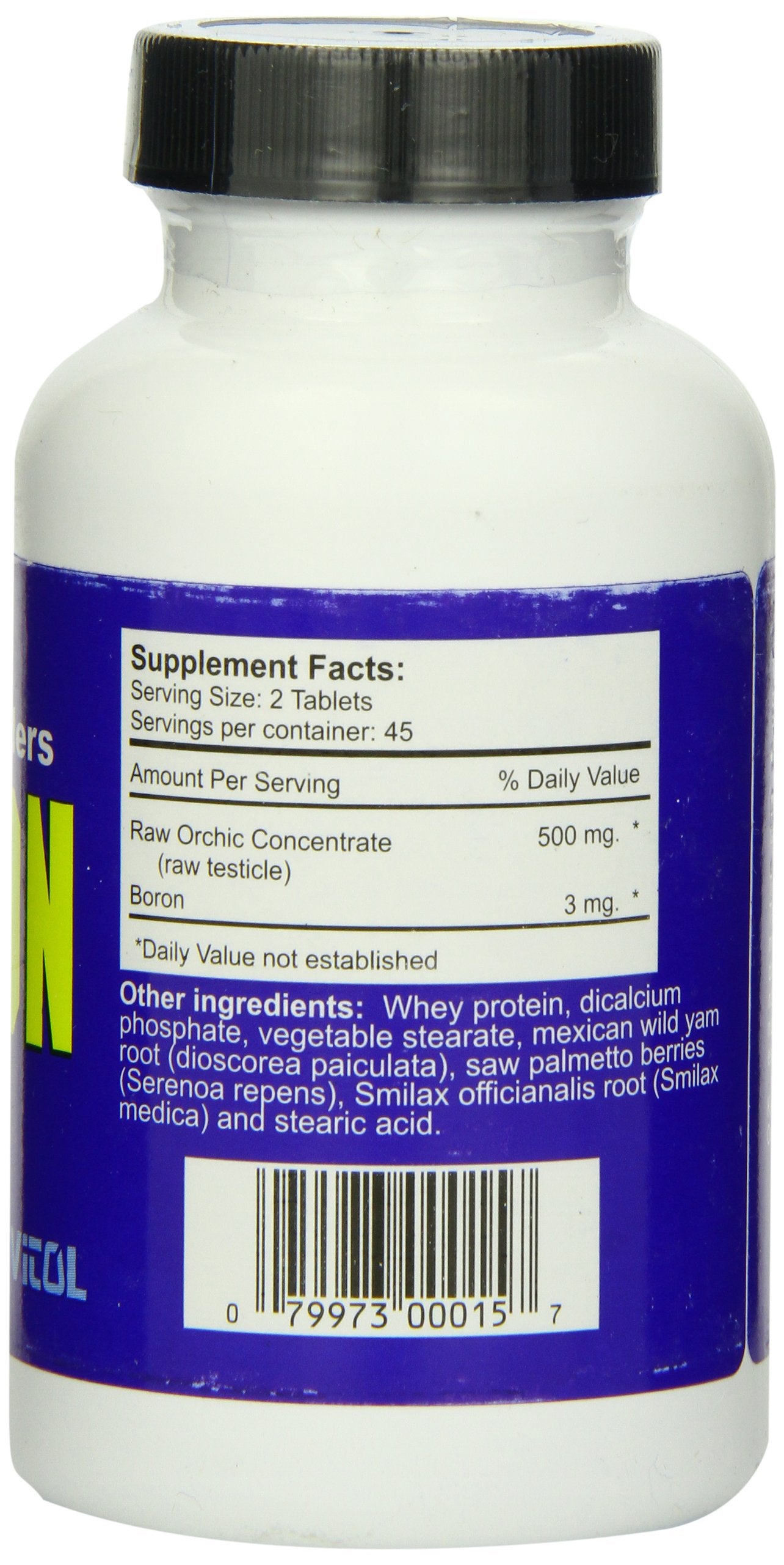 Vitol Body Builders Testron Tablets, 90-Count Bottles