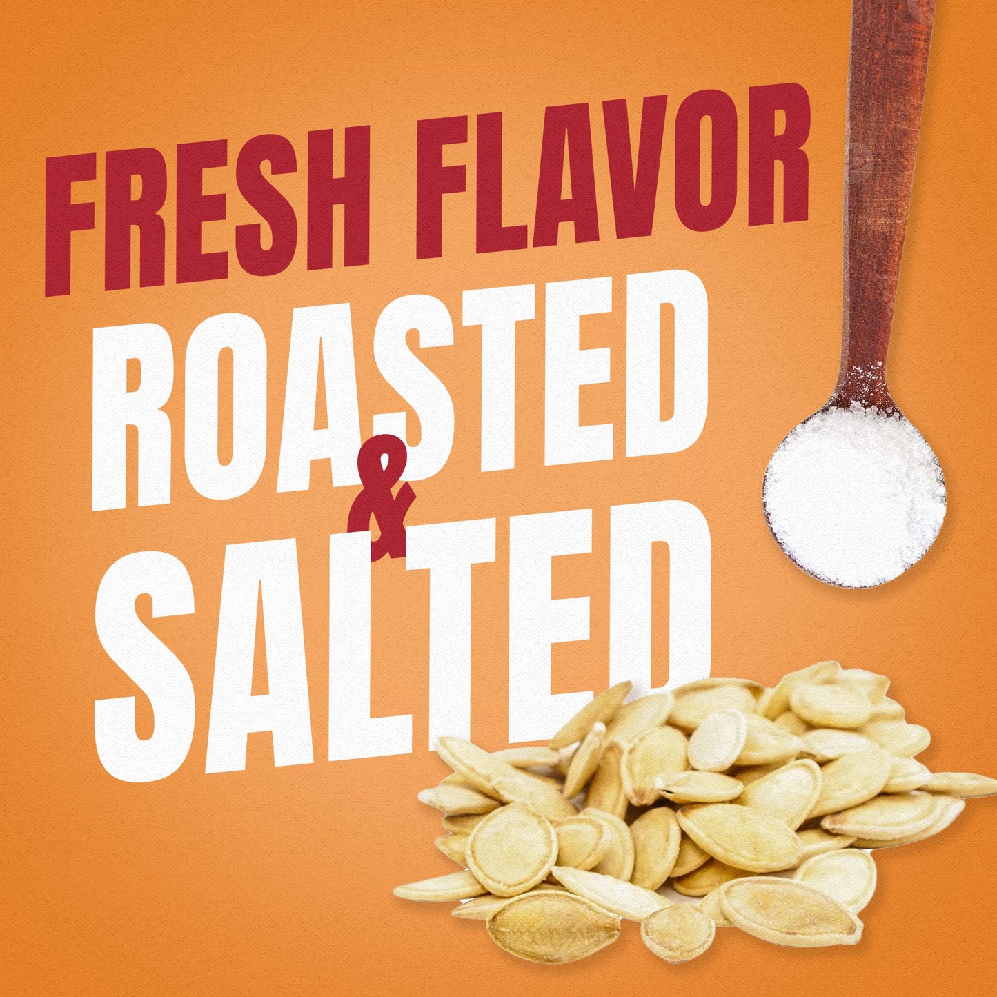 DAVID Pumpkin Seeds Roasted Salted 225 oz with Moofin Golden SS Spoon Healthy  Delicious Snack High in Protein Fiber  Healthy Fats Low in Calories Ideal for Any Time Snacking Pack of 3