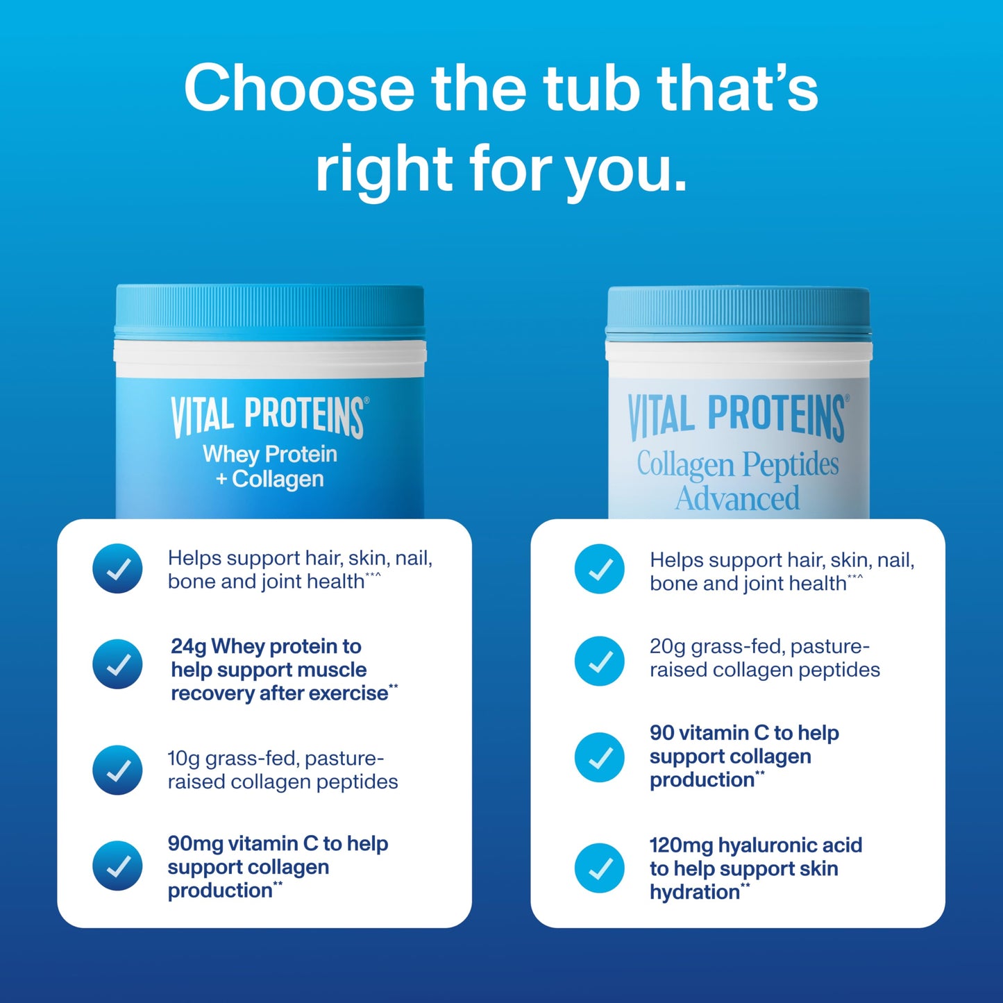 Vital Proteins Whey Protein Powder+ Collagen Peptides, 24g Protein Supporting Recovery & Joint Health, with Vitamin C, About 16 Servings - Vanilla 21.7oz