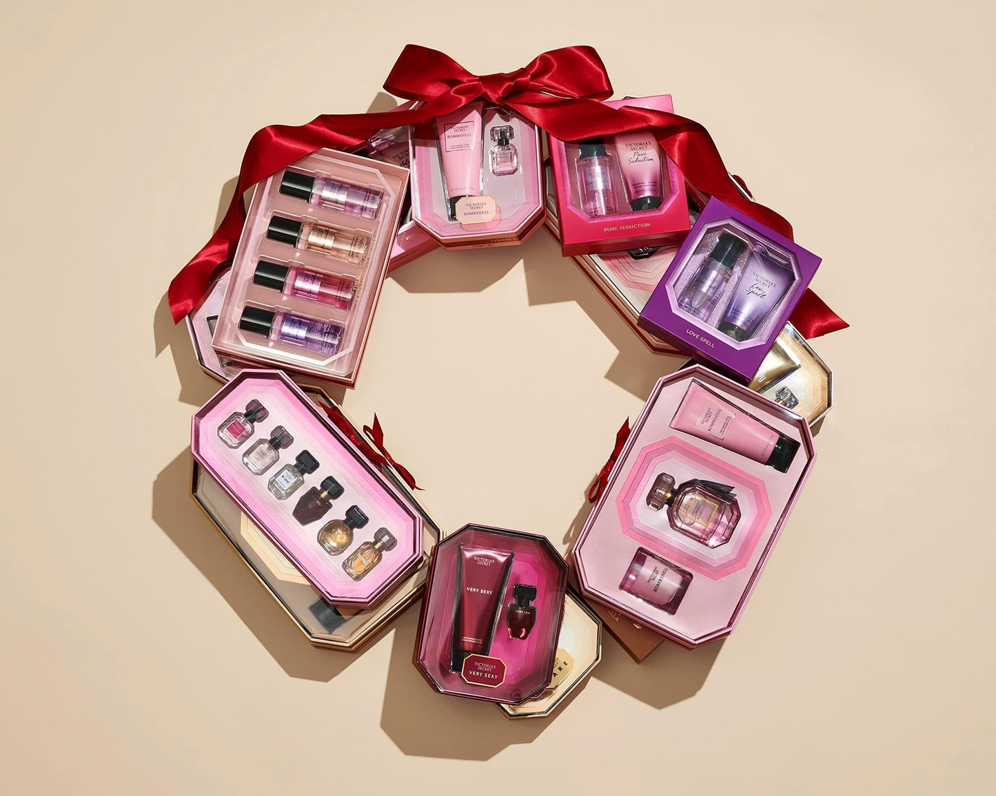 Victoria's Secret Fragrance Mist Collection 4 Piece Mini Gift Set, Assorted Scents