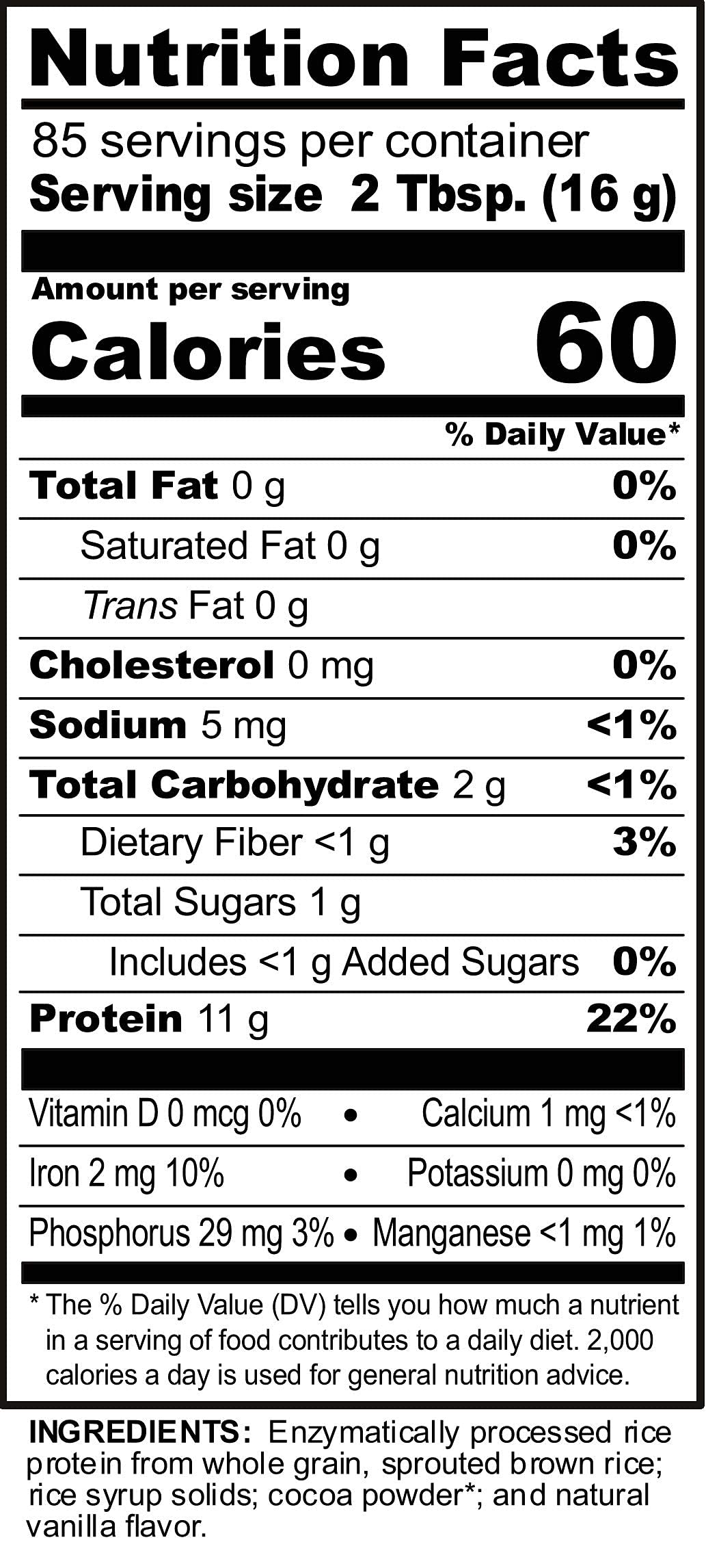 NutriBiotic - Chocolate Rice Protein, 3 Lb (1.36kg) | Low Carb, Vegetarian & Keto-Friendly Raw Protein Powder | Grown & Processed Without Chemicals, GMOs or Gluten | Easy to Digest & Nutrient-Rich