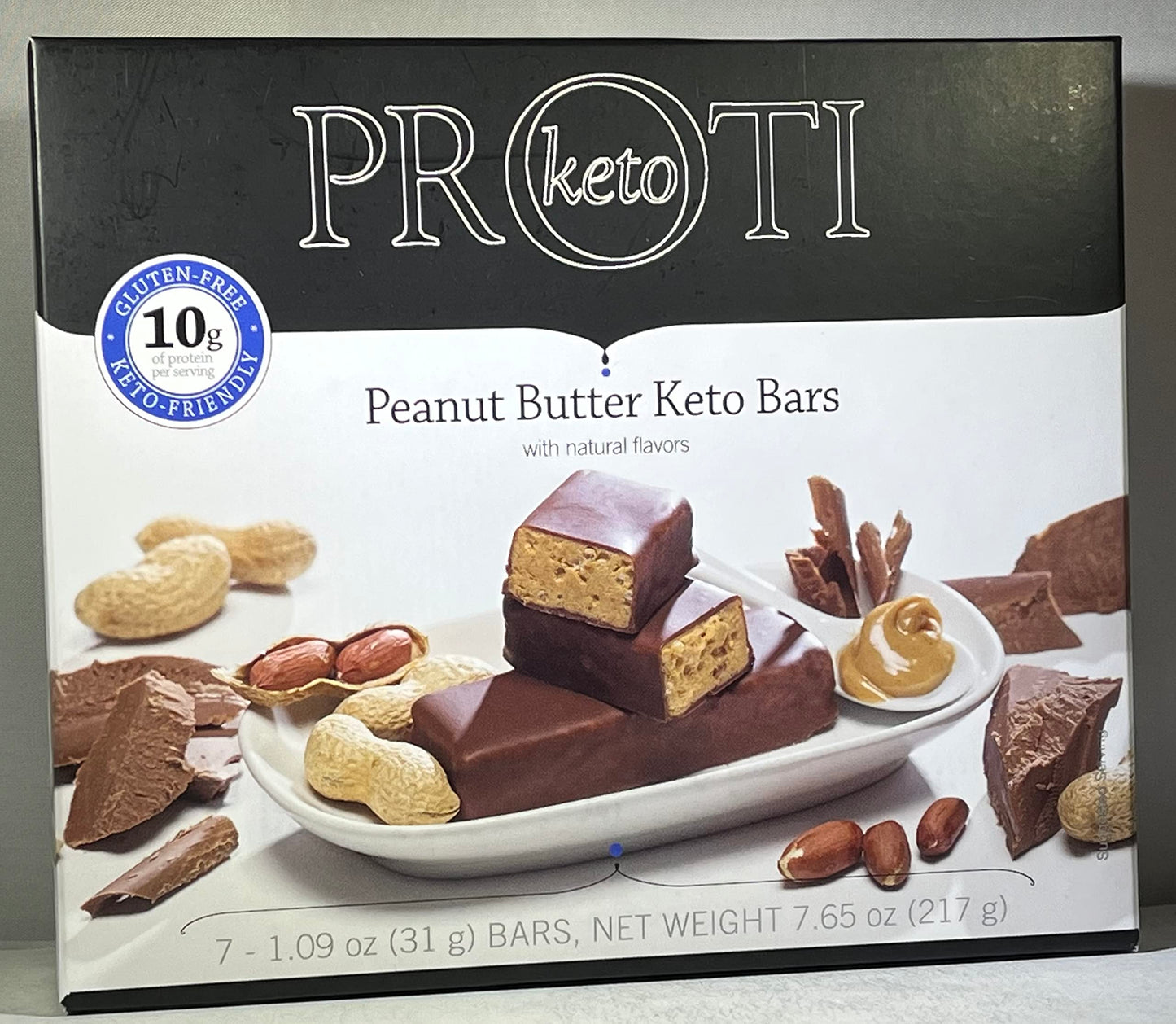 Being Well Essentials Proti-King 15g Protein Bars - 15 flavors 7 servings (Peanut Butter KETO)